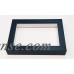 Shadowbox Gallery Wood Frames - Charcoal Gray, 8 x 10, Wood Shadow Box Frame By The Simple Things,USA   
